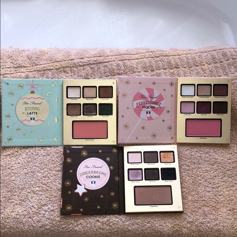 Too Faced Grand Hotel Cafe Holiday Vault Palettes
